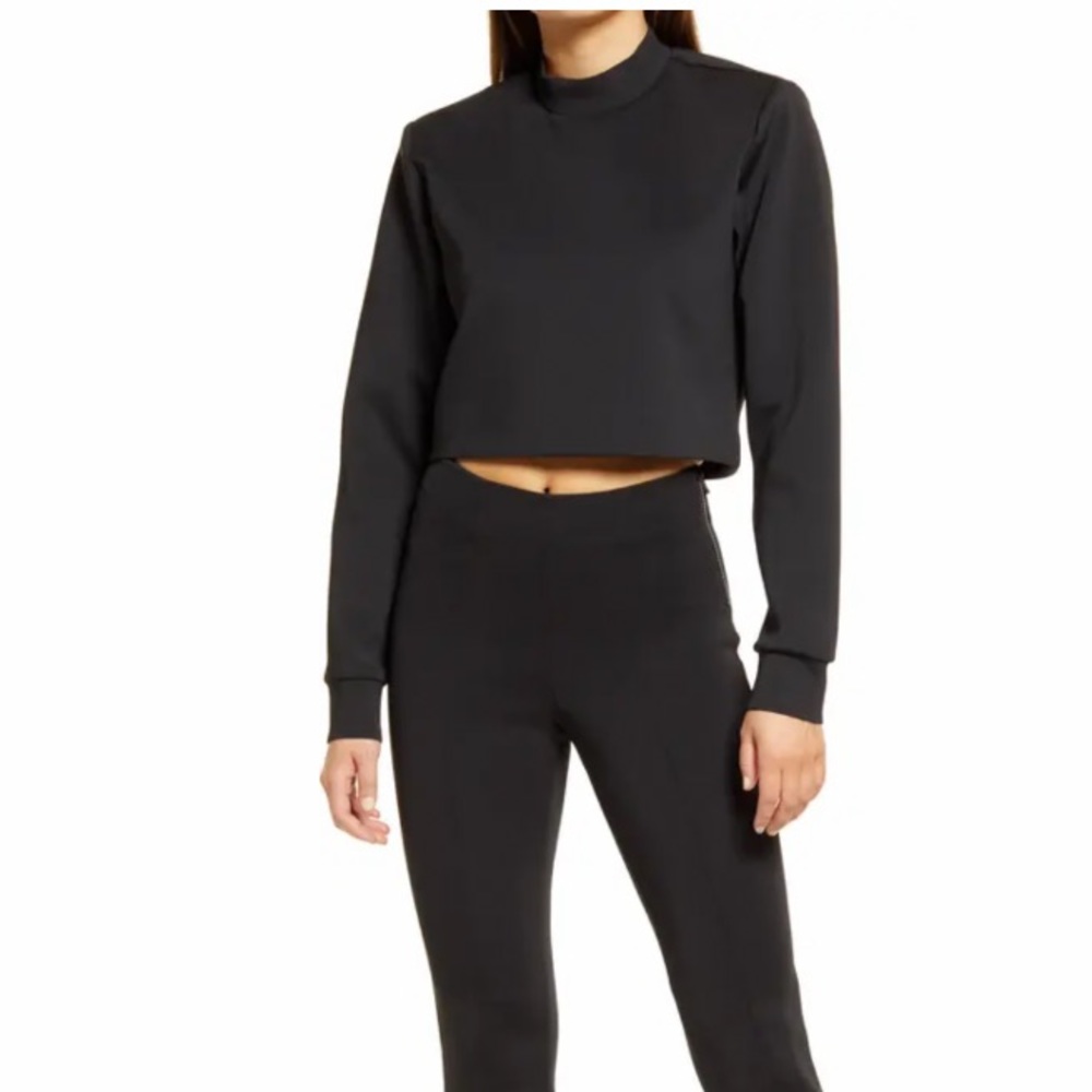 Good American crop mock neck top - Picture 6 of 13
